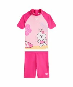 ARENA ARENA S21 K LINE FRIENDS SS SUN PROTECTION SET FUCHSIA Fuchsia