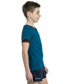 OFFLOAD Kids' Rugby Shirt R100 Petrol blue/Asphalt blue -Artengo Kids Online Store k056feba5f1ff2356981429890604ed85