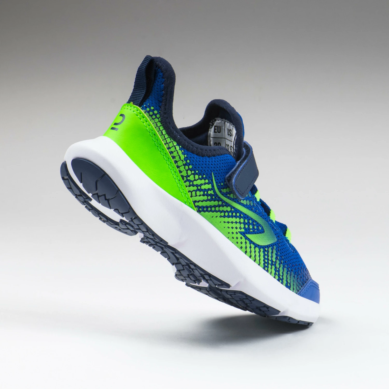 KALENJI KIDS' RUNNING SHOES Bright indigo/Fluo lime/Galaxy blue 7 KALENJI KIDS' RUNNING SHOES Bright indigo/Fluo lime/Galaxy blue - Image 7