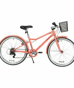 Artengo Kids Online Store 5 BTWIN RIVERSIDE 500 9-12ANS ROSE CN ORANGE