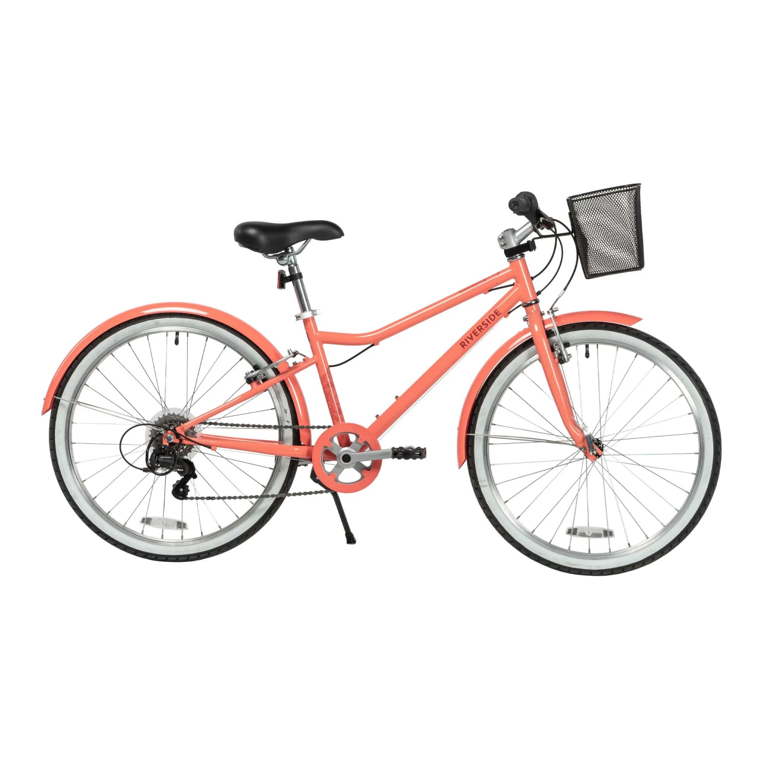BTWIN RIVERSIDE 500 9-12ANS ROSE CN ORANGE 1 BTWIN RIVERSIDE 500 9-12ANS ROSE CN ORANGE