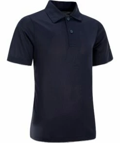 ARTENGO Kids' Tennis Polo Navy blue