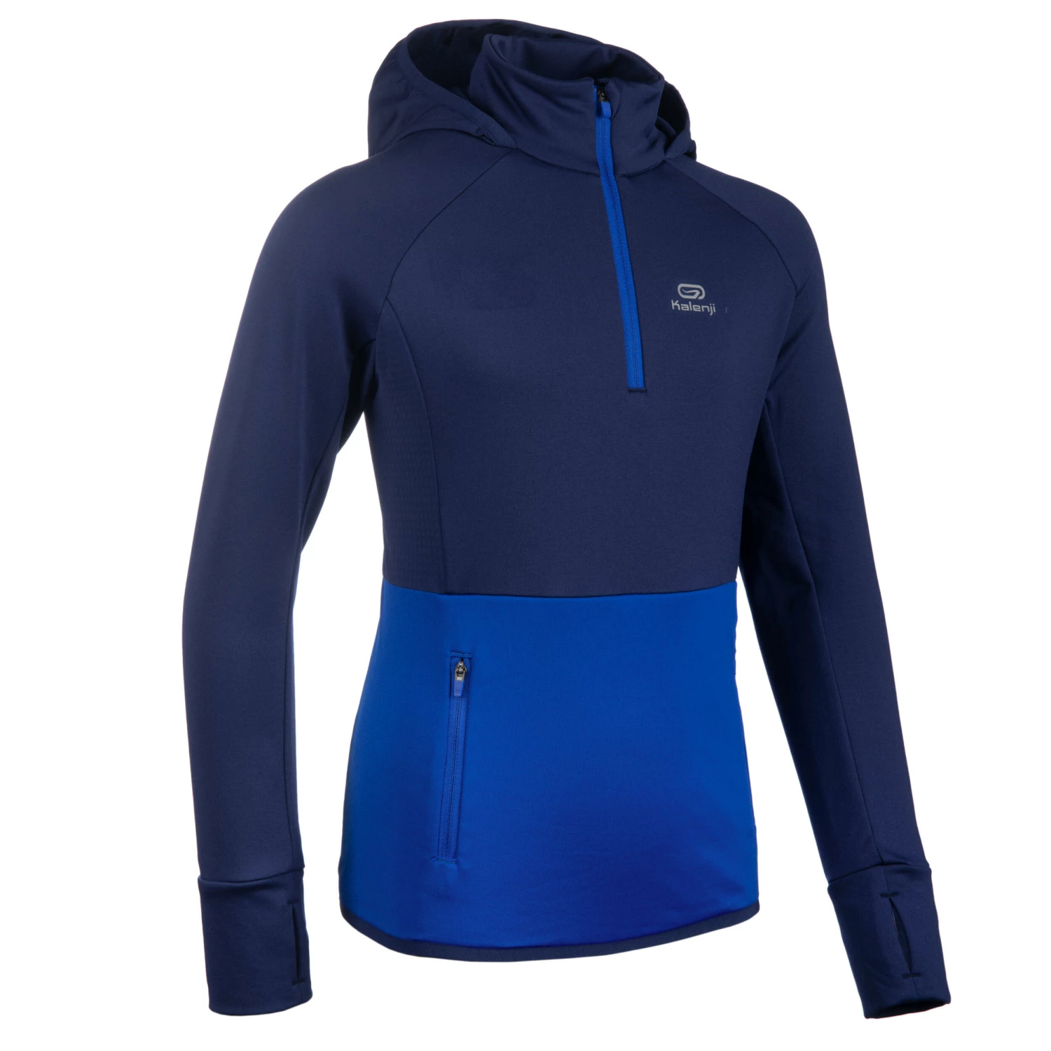 KALENJI AT 500 Kid's Athletics Long-Sleeved Cold Weather Jersey Galaxy blue/Bright indigo 1 KALENJI AT 500 Kid's Athletics Long-Sleeved Cold Weather Jersey Galaxy blue/Bright indigo