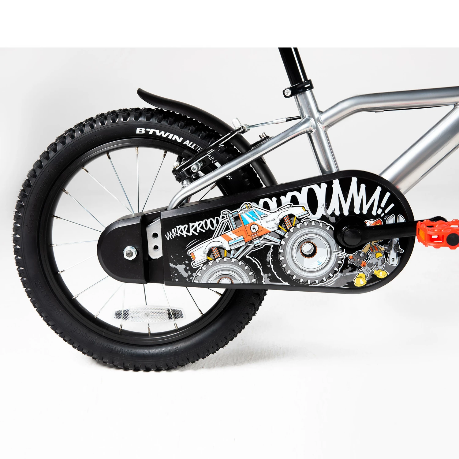 BTWIN 16" Monstertruck Khaki beige/RED 3 BTWIN 16" Monstertruck Khaki beige/RED - Image 3