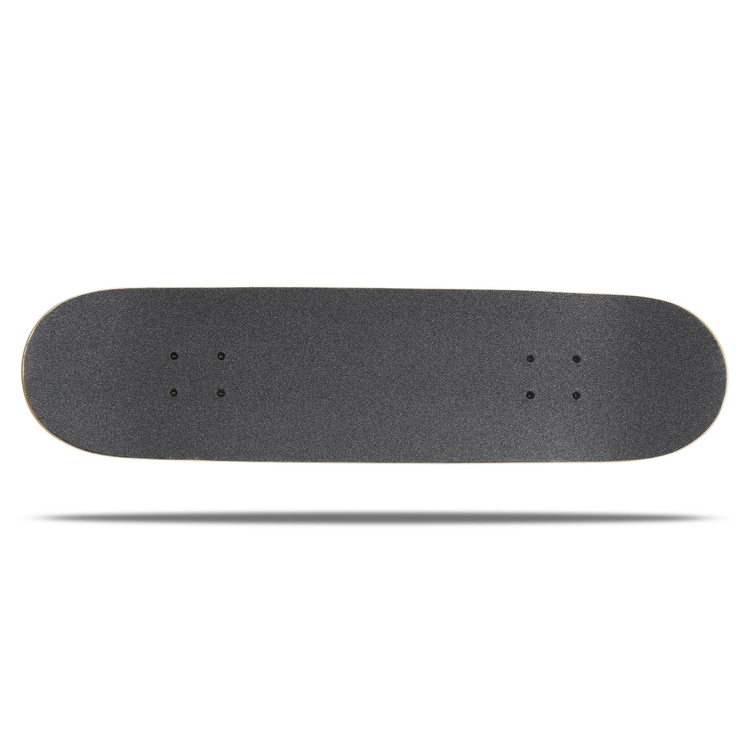 OXELO Kids' 8-12 Years Skateboard Mid 500 Wolf BLACK/Snow white 3 OXELO Kids' 8-12 Years Skateboard Mid 500 Wolf BLACK/Snow white - Image 3