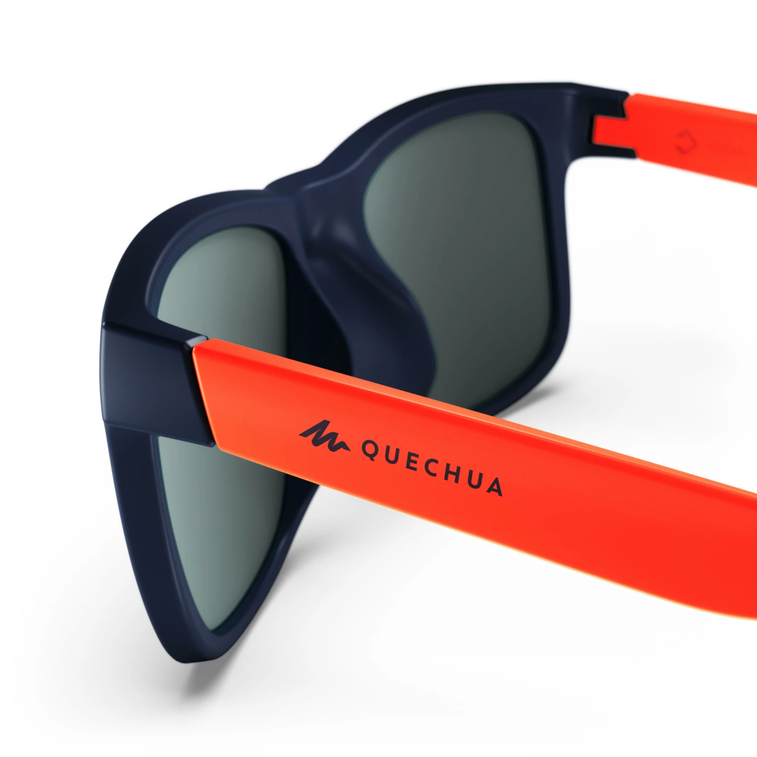 QUECHUA Kids Hiking Sunglasses Aged 10+ Blood orange/Navy blue 8 QUECHUA Kids Hiking Sunglasses Aged 10+ Blood orange/Navy blue - Image 8