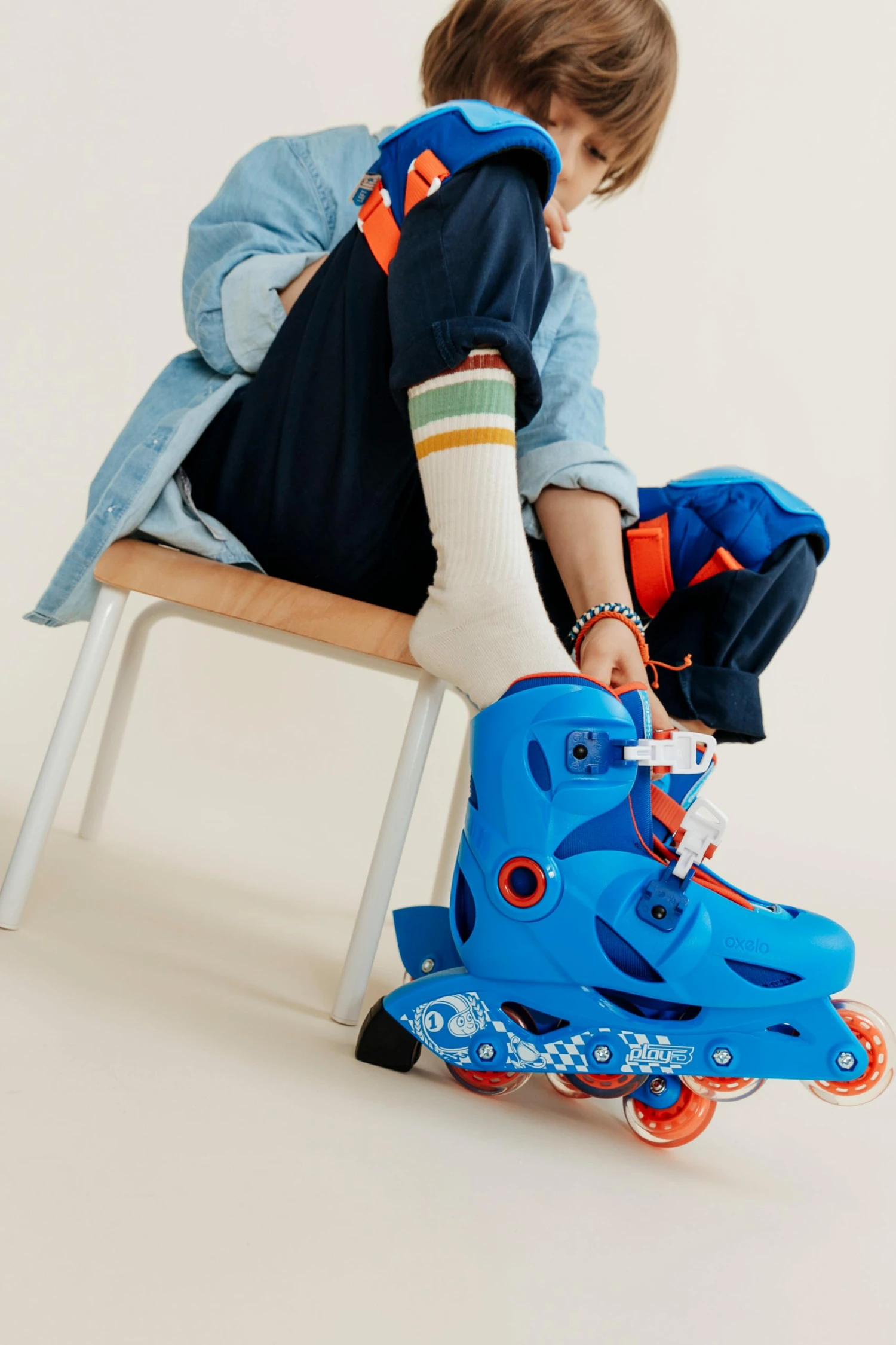 OXELO Play 3 Kids' Inline Skates (Adjustable to 3 sizes) Fluo pink/DARK PURPLE 14 OXELO Play 3 Kids' Inline Skates (Adjustable to 3 sizes) Fluo pink/DARK PURPLE - Image 14