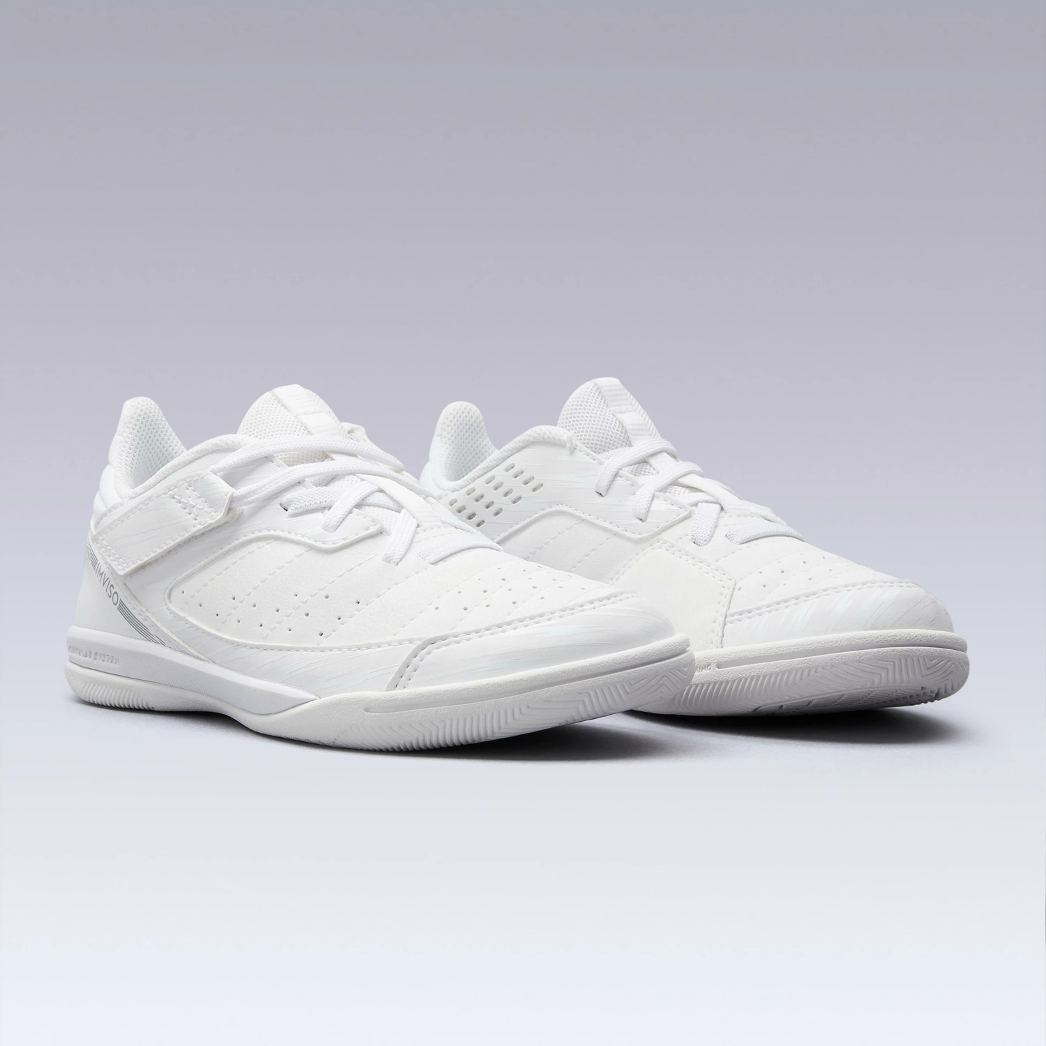 KIPSTA Eskudo 500 Kids' Futsal Boots Snow white/Snow white 5 KIPSTA Eskudo 500 Kids' Futsal Boots Snow white/Snow white - Image 5