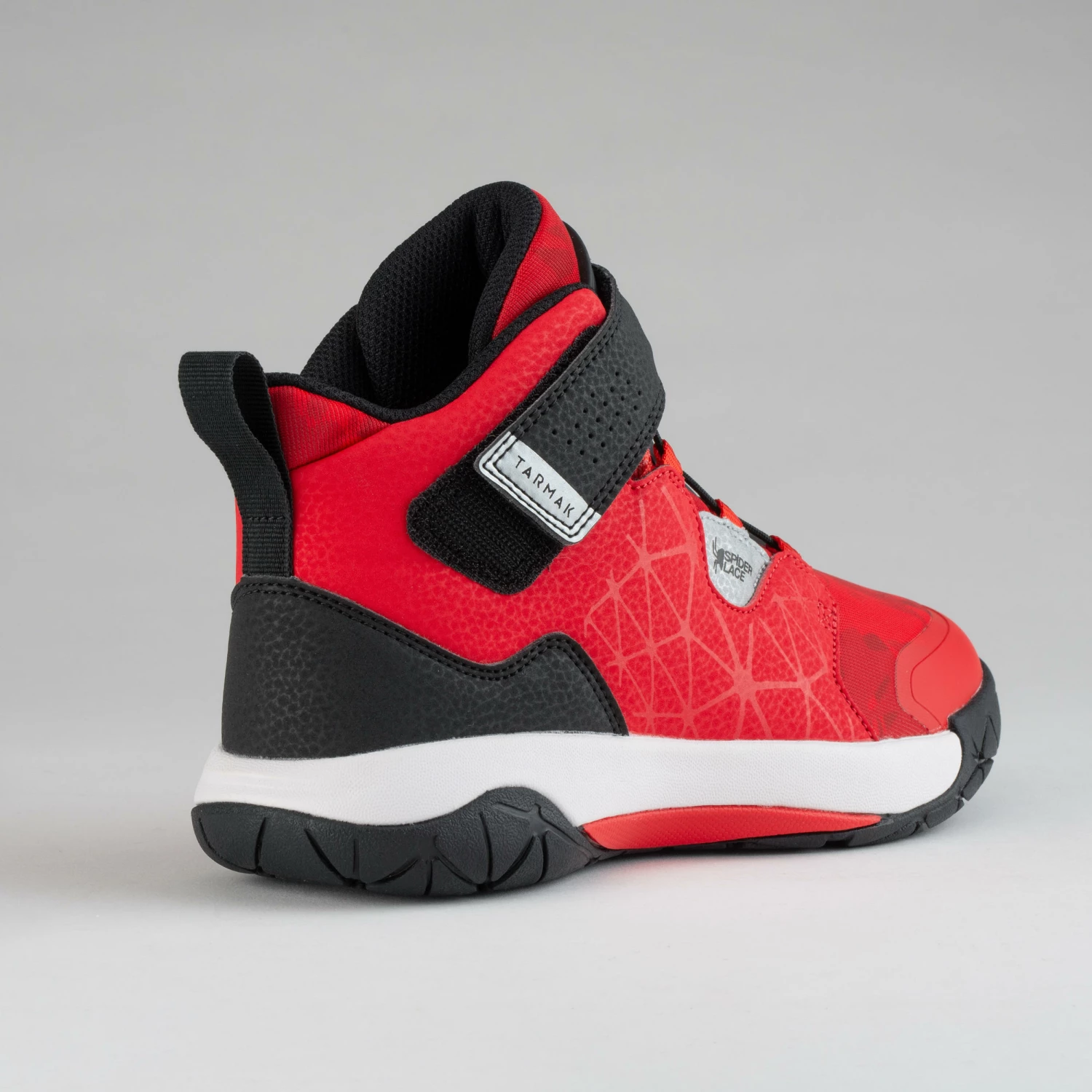 TARMAK Boys'/Girls' Intermediate Basketball Shoes Scarlet red/BLACK 4 TARMAK Boys'/Girls' Intermediate Basketball Shoes Scarlet red/BLACK - Image 4