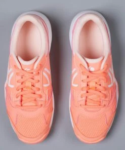 ARTENGO Kids' Tennis Shoes TS560 Fluo peach -Artengo Kids Online Store k1af27d2a464730c1abc98ae8aa18952f scaled