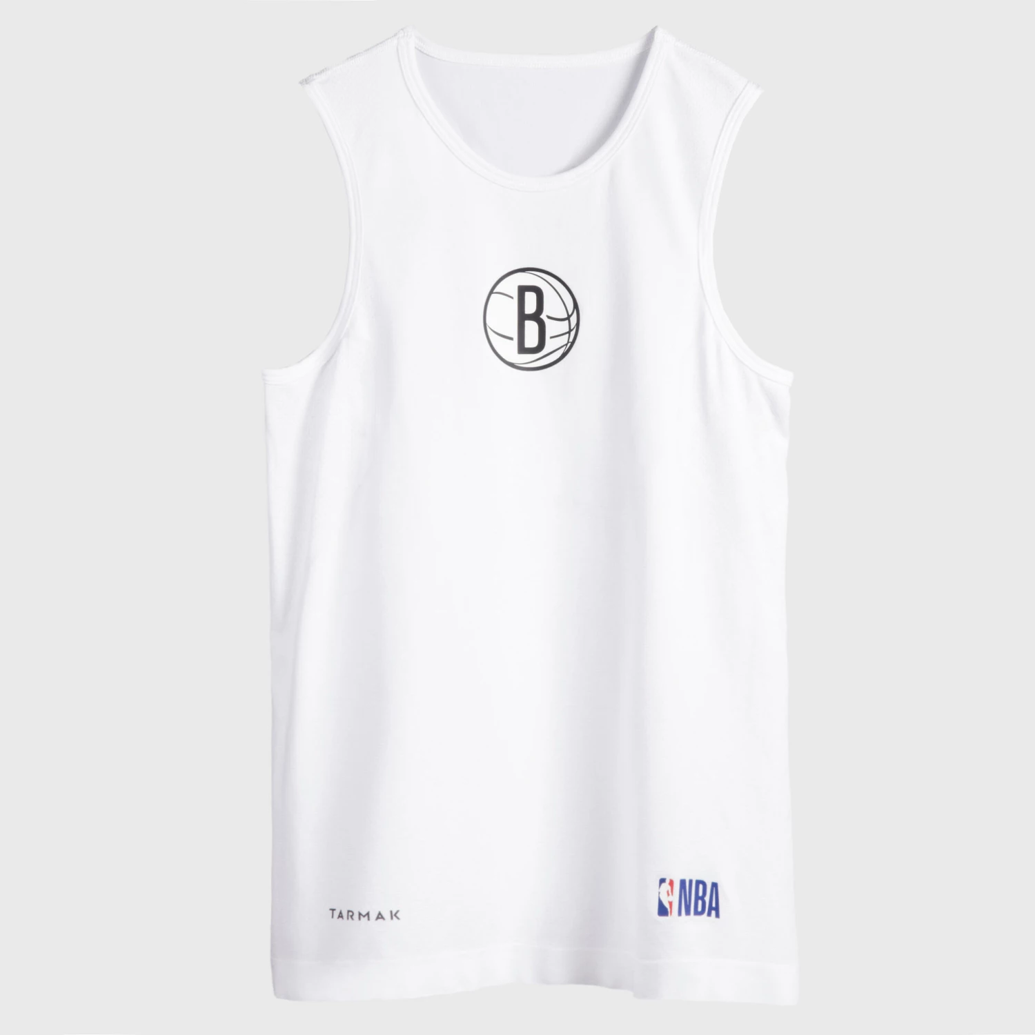 TARMAK Boys'/Girls' Basketball Base Layer Top UT500 Snow white/Snow white/Snow white 6 TARMAK Boys'/Girls' Basketball Base Layer Top UT500 Snow white/Snow white/Snow white - Image 6