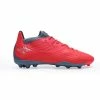 KIPSTA Kids' Dry Pitch Football Boots Viralto III MG FLUO RED/Blue grey