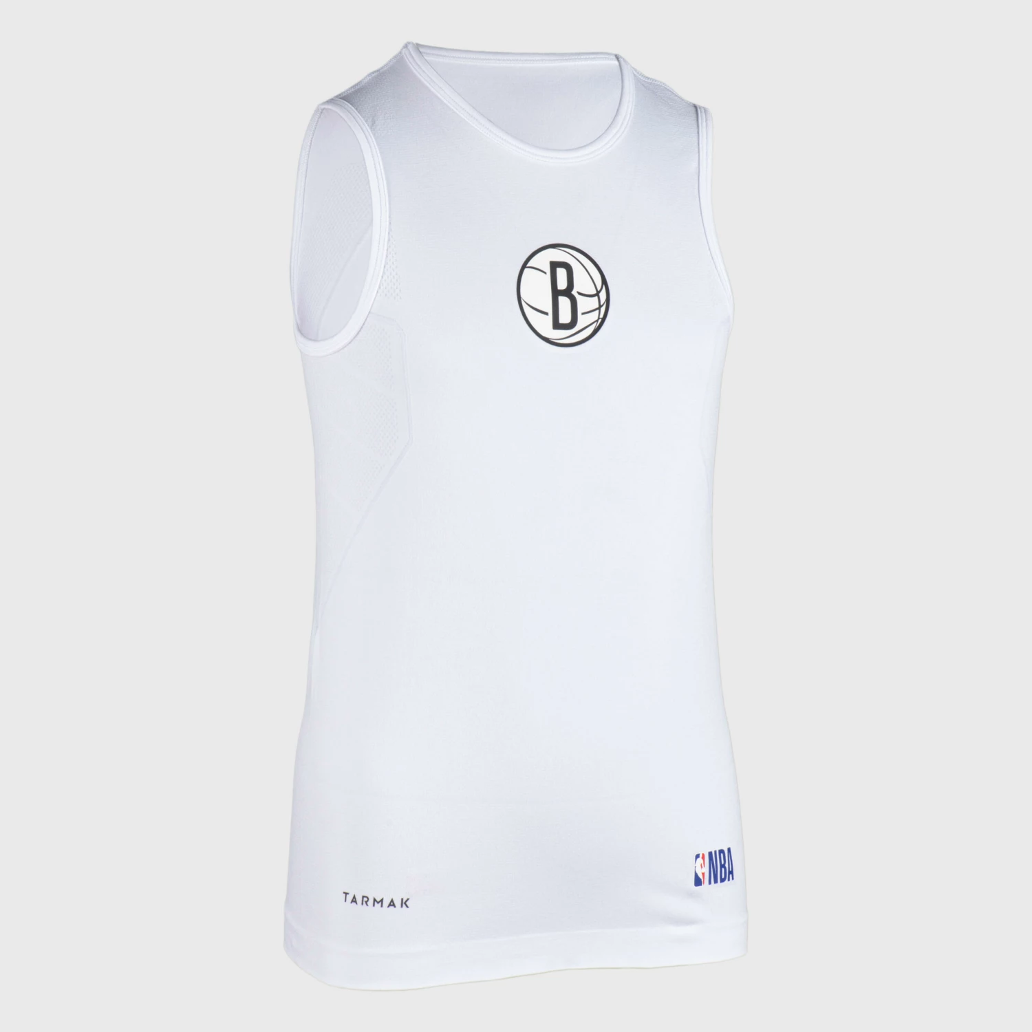 TARMAK Boys'/Girls' Basketball Base Layer Top UT500 Snow white/Snow white/Snow white 7 TARMAK Boys'/Girls' Basketball Base Layer Top UT500 Snow white/Snow white/Snow white - Image 7