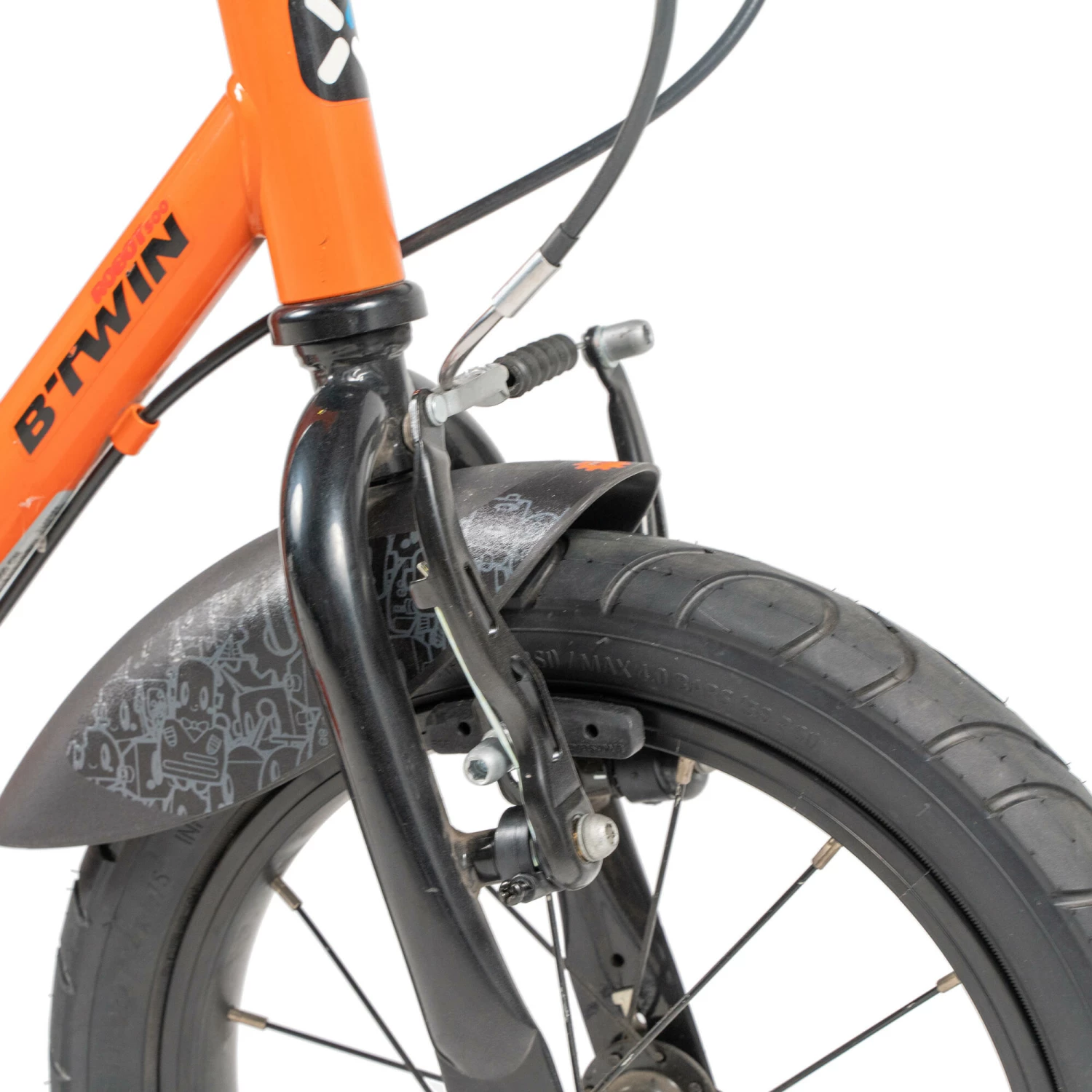 BTWIN 14" Robot ORANGE/BLACK 4 BTWIN 14" Robot ORANGE/BLACK - Image 4