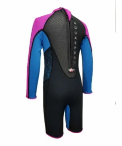 AQUASPORT 3mm Girl's Long Sleeve Walrus Skin Rubber Thermal Suit PINK -Artengo Kids Online Store k1df0ad74e717c209e77ae5f7e4356a22