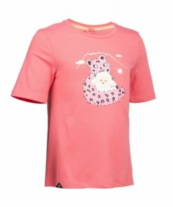 QUECHUA GIRL&rsquo;S TS MH100 TW PALE PINK LIGHT PINK/PINK