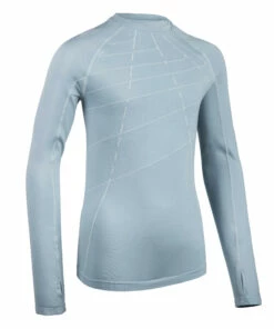 KALENJI AT 500 Skincare Kid's Running LS T-Shirt Navy blue/Midnight indigo