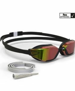 NABAIJI B-FAST Swimming Goggles 900 BLACK/BLACK/Magnolia