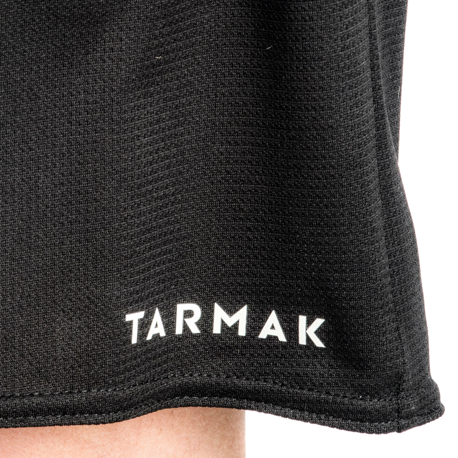 TARMAK SH100 Boys'/Girls' Beginner Basketball Shorts BLACK/Snow white 6 TARMAK SH100 Boys'/Girls' Beginner Basketball Shorts BLACK/Snow white - Image 6