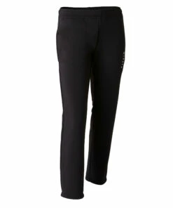 KIPSTA T100 Kids' Football Training Bottoms BLACK