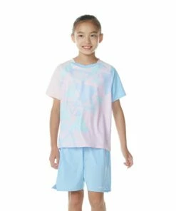 PERFLY BADMINTON JUNIOR T SHIRT 560 PINK Light sky blue/Candyfloss 22 PERFLY BADMINTON JUNIOR T SHIRT 560 PINK Light sky blue/Candyfloss -Artengo Kids Online Store k239cd52b0c583a0b58b703cec022f96b scaled