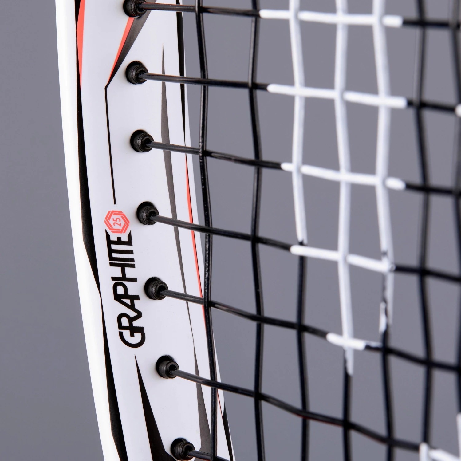 ARTENGO TR900 25 Girls' Tennis Racket WHITE/PINK 6 ARTENGO TR900 25 Girls' Tennis Racket WHITE/PINK - Image 6