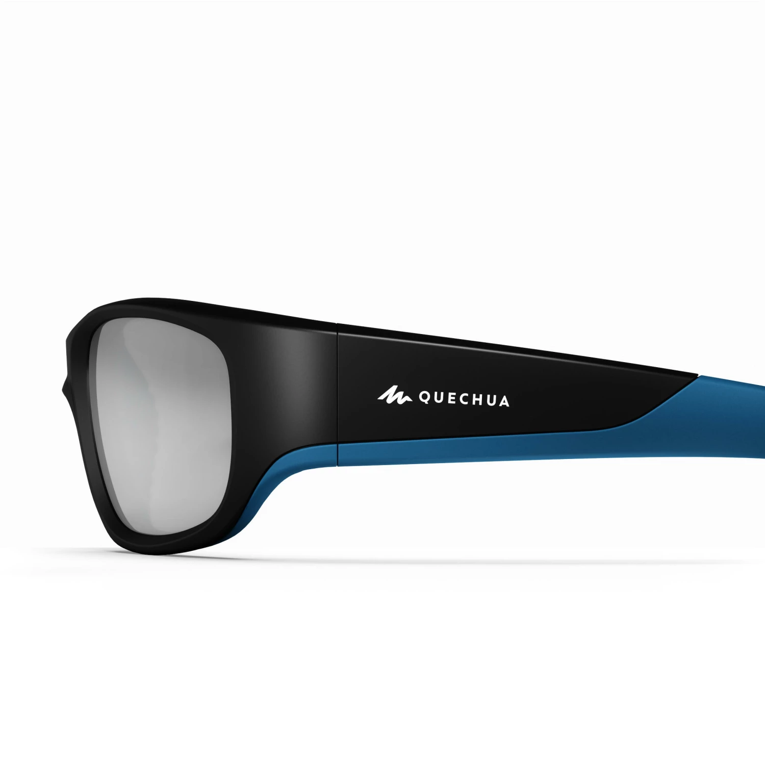 QUECHUA Kids Hiking Sunglasses BLACK/Electric blue 6 QUECHUA Kids Hiking Sunglasses BLACK/Electric blue - Image 6