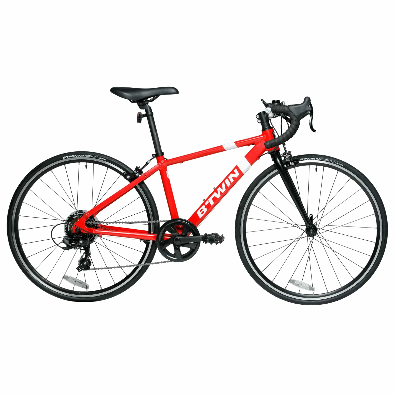BTWIN 26" Junior Kids' Road Bike Bright red/BLACK 1 BTWIN 26" Junior Kids' Road Bike Bright red/BLACK
