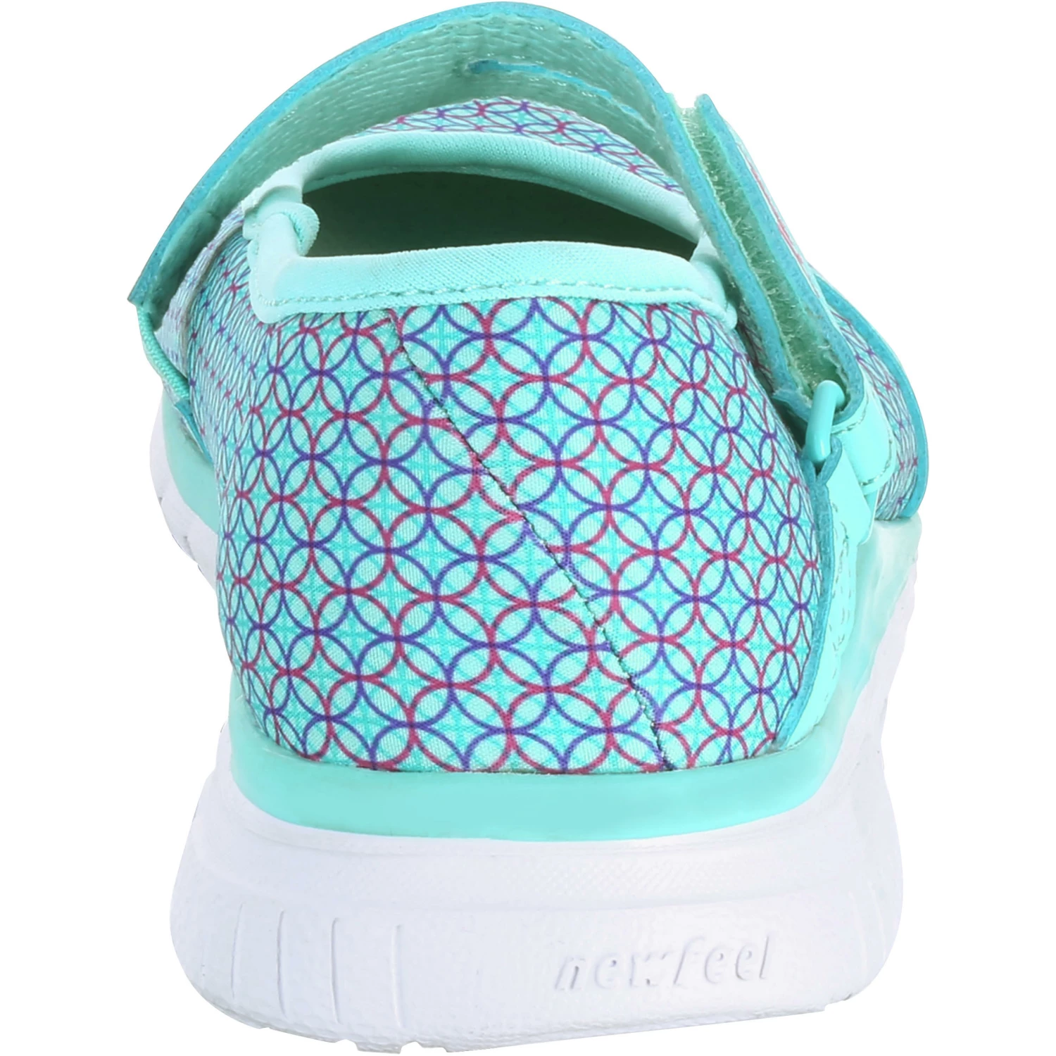 NEWFEEL Children's Fitness Walking Ballerina Pumps Aqua/Bright pink 9 NEWFEEL Children's Fitness Walking Ballerina Pumps Aqua/Bright pink - Image 9