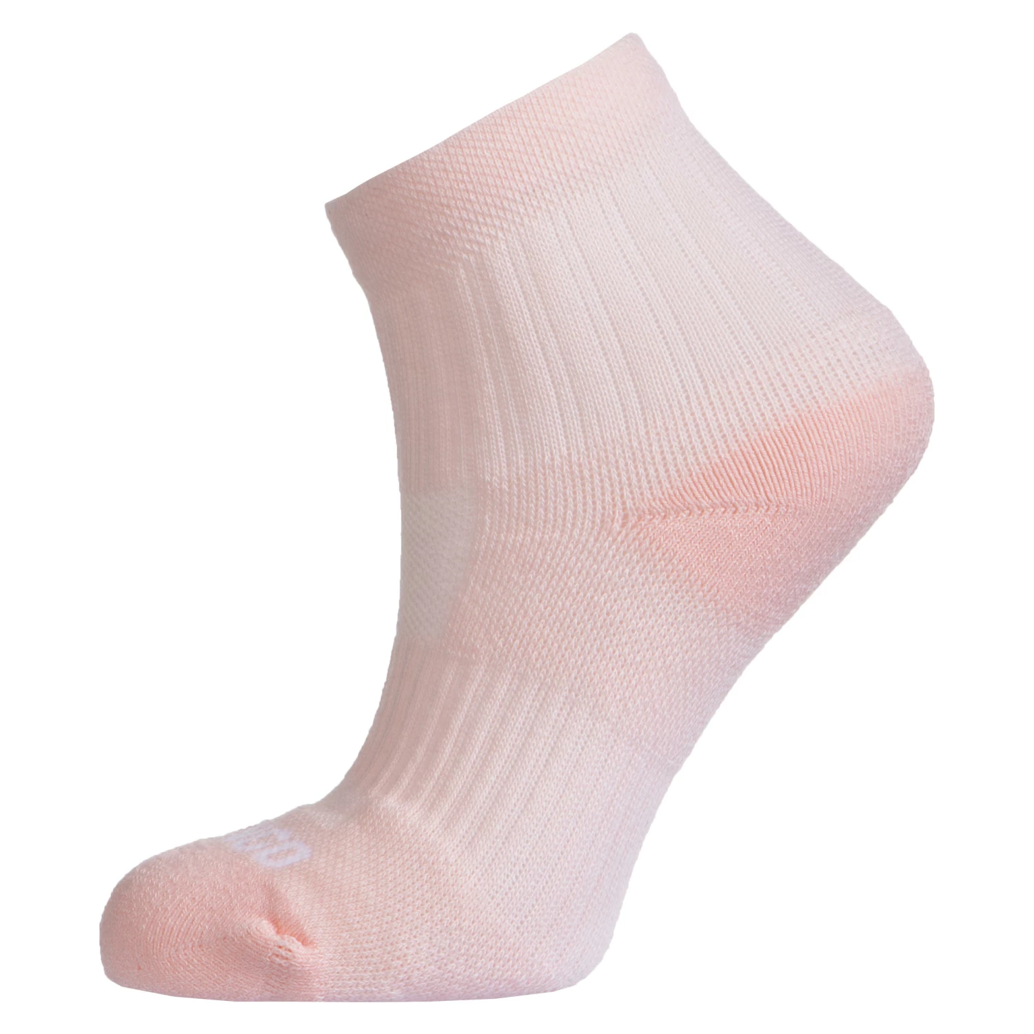 ARTENGO Kids' Tennis Socks RS 500 Mid Tri-Pack Fluo pale peach/Snow white 7 ARTENGO Kids' Tennis Socks RS 500 Mid Tri-Pack Fluo pale peach/Snow white - Image 7