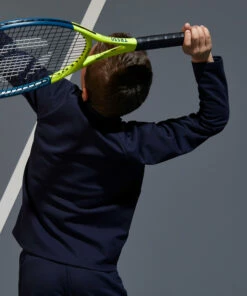 ARTENGO Boys' Thermal Jacket 500 Asphalt blue -Artengo Kids Online Store k26bfe39f2271e44ef082d38bafc7798a