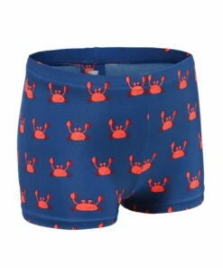 NABAIJI Baby / Kids' Swim Shorts Deep blue/Fluo peach