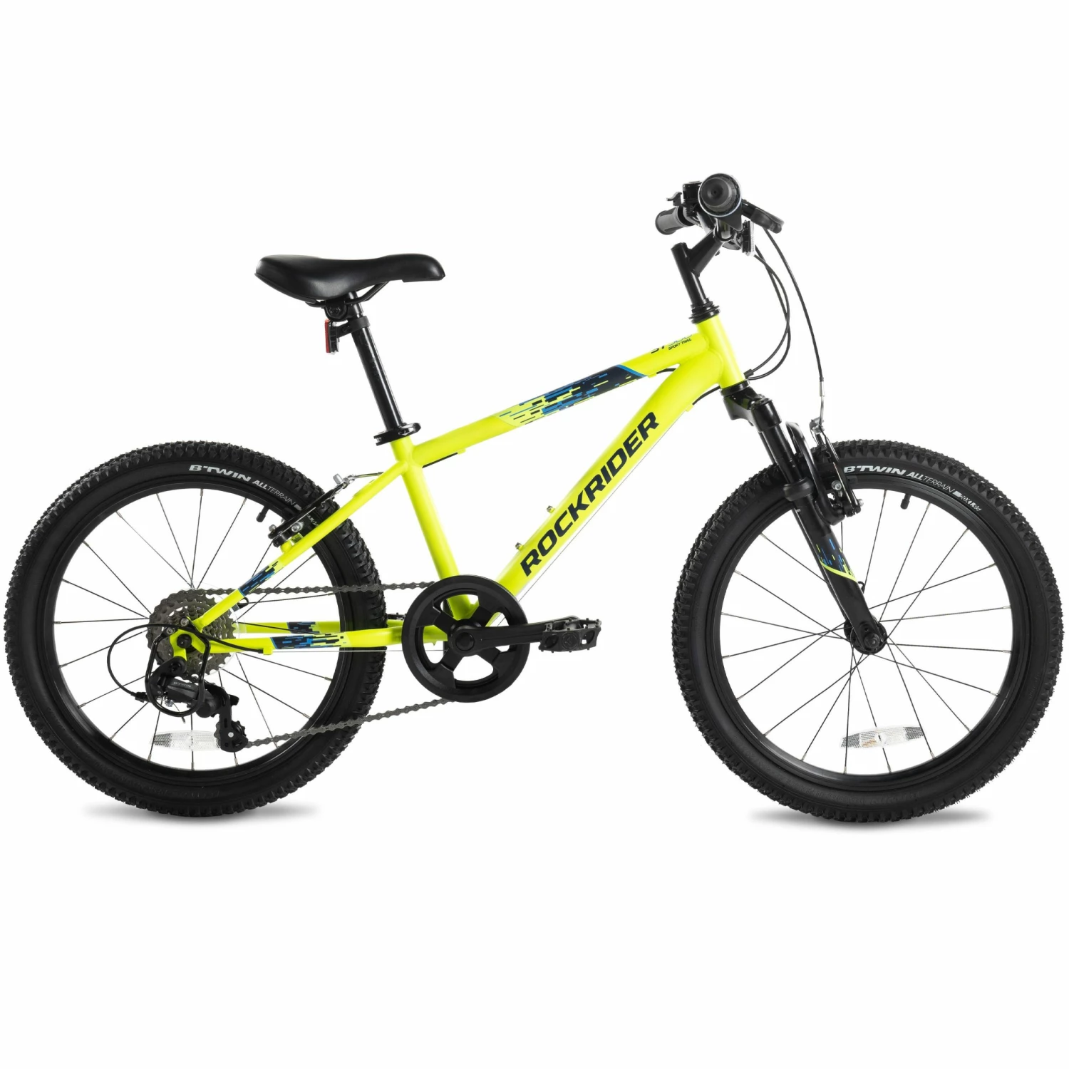 BTWIN 20" ST 500 Kid MTB Fluo lime yellow 1 BTWIN 20" ST 500 Kid MTB Fluo lime yellow