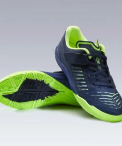 KIPSTA Kids' Futsal Shoes Ginka 500 Navy blue/Midnight indigo/Fluo lime yellow 16 KIPSTA Kids' Futsal Shoes Ginka 500 Navy blue/Midnight indigo/Fluo lime yellow -Artengo Kids Online Store k2af1c6221dfb9b50530cb416441d7718