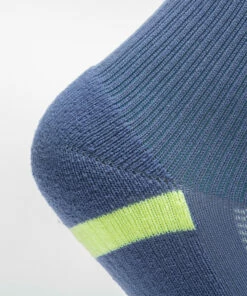 KUPIMA Kids' Running Socks AT 500 Comfort High 2-Pack Galaxy blue/BLUE