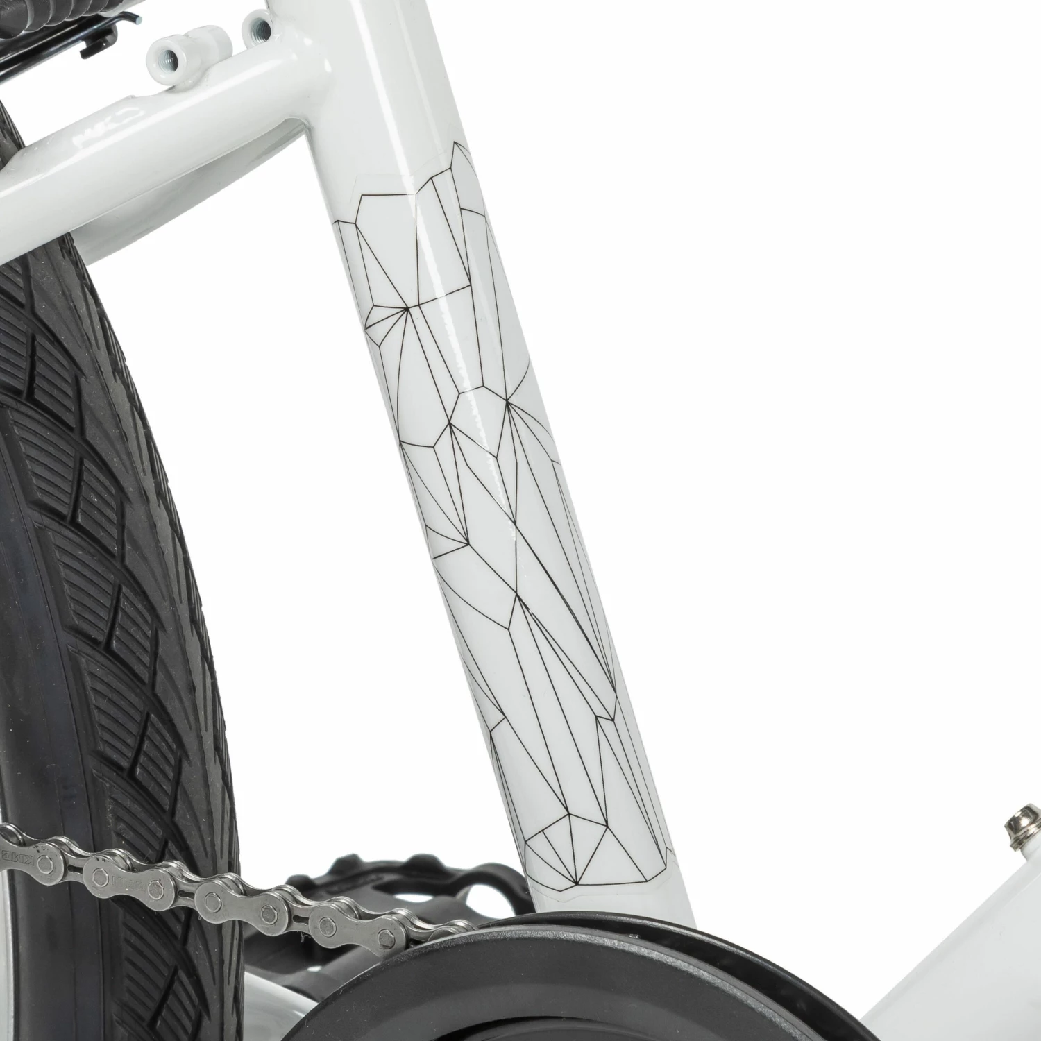 BTWIN RIVERSIDE 100 9-12 NORME CN Snow white 5 BTWIN RIVERSIDE 100 9-12 NORME CN Snow white - Image 5