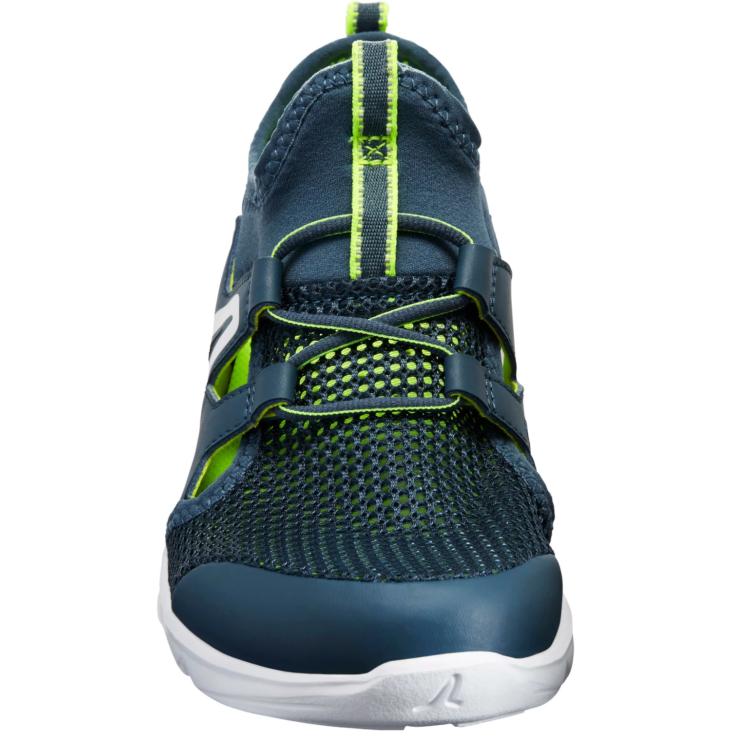 NEWFEEL Kids' Walking Shoes PW 500 Fresh Storm grey/Fluo lime yellow/Snow white 7 NEWFEEL Kids' Walking Shoes PW 500 Fresh Storm grey/Fluo lime yellow/Snow white - Image 7