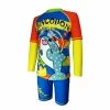 AQUASPORT Whale Shark Sun Protection Long Sleeve 2 pcs Suit BLUE/RED