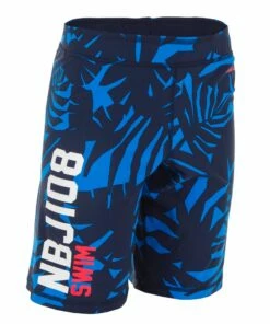 NABAIJI NBJI 100 BOY’S LONG SWIM SHORTS Navy blue