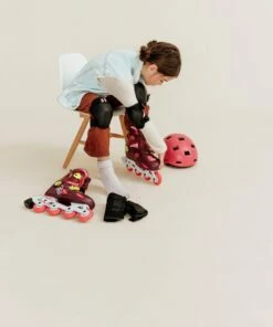 OXELO Play 5 Kids' Inline Skates (3 Adjustable Sizes) Magenta -Artengo Kids Online Store k337f15ca9eef0c600a74071de9afe1af scaled