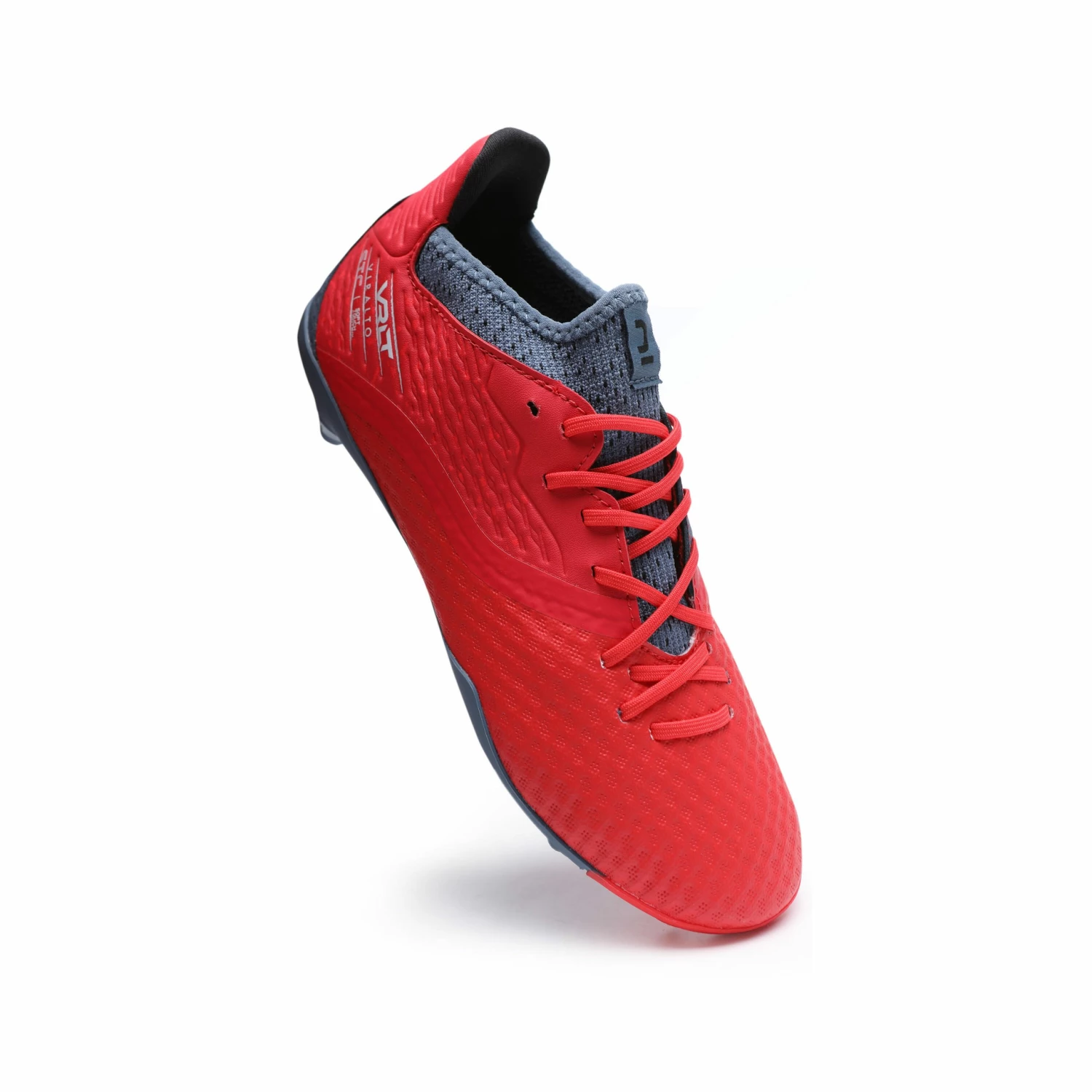 KIPSTA Kids' Dry Pitch Football Boots Viralto III MG FLUO RED/Blue grey 5 KIPSTA Kids' Dry Pitch Football Boots Viralto III MG FLUO RED/Blue grey - Image 5