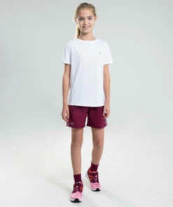 KALENJI AT 100 KIDS' ATHLETICS T-SHIRT Snow white -Artengo Kids Online Store k3c697e1d3a3d2604d92156001cde6989