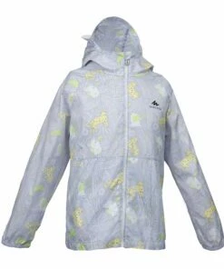 QUECHUA Girl’s Helium MH500 kid jungle LIGHT BLUE/WHITE