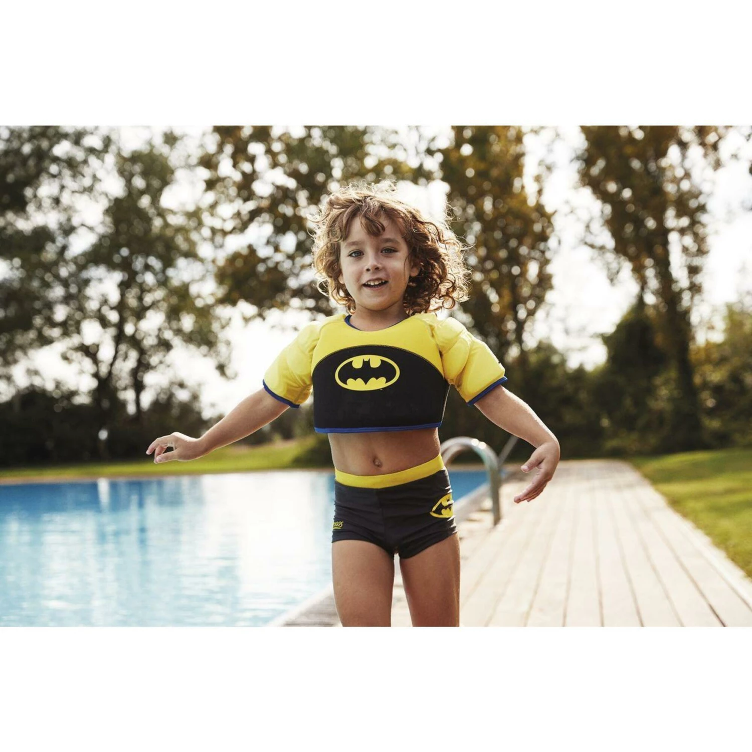 ZOGGS Batman Water Wings Vest YELLOW 2 ZOGGS Batman Water Wings Vest YELLOW - Image 2