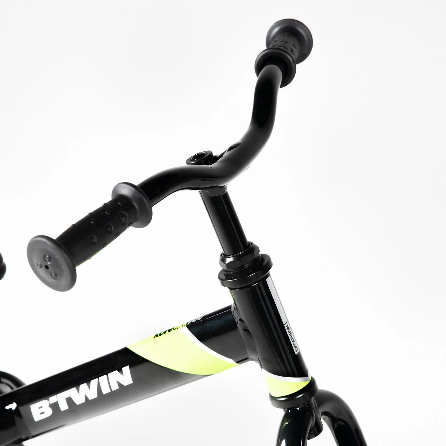 BTWIN 12" Run Ride 900 Black Balance Bike BLACK/Fluo lime yellow 10 BTWIN 12" Run Ride 900 Black Balance Bike BLACK/Fluo lime yellow - Image 10
