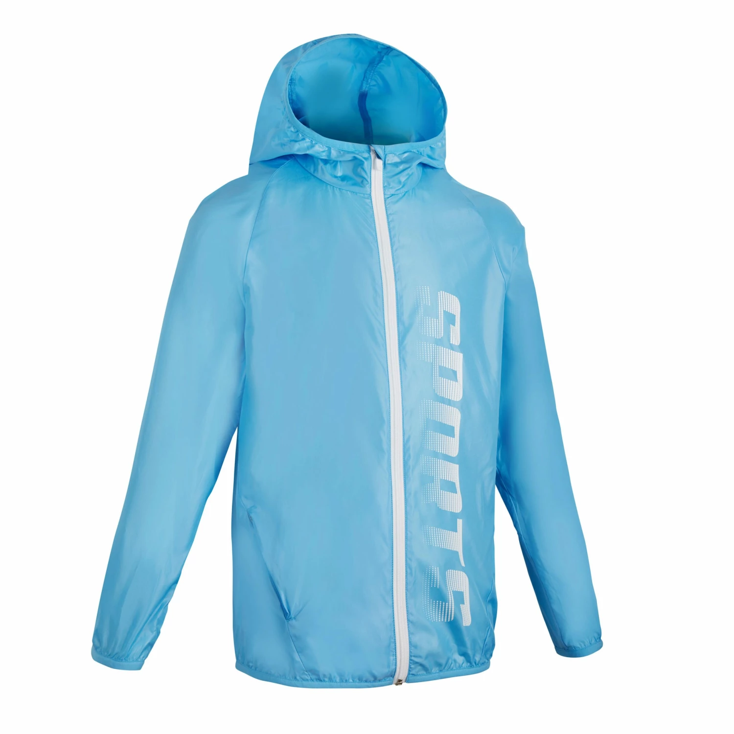 KALENJI AT 100 Kids' Athletics Windbreaker Sky blue 1 KALENJI AT 100 Kids' Athletics Windbreaker Sky blue