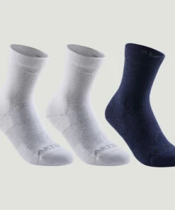 ARTENGO Kids' High Tennis Socks RS 160 Tri-Pack BLACK 16 ARTENGO Kids' High Tennis Socks RS 160 Tri-Pack BLACK -Artengo Kids Online Store k4481cf20d0ce30bd125e82c2a7e141ab