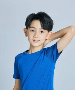 DOMYOS Boys' Light Breathable Gym T-Shirt S580 Royal blue/Navy blue -Artengo Kids Online Store k457a1960159acb73b76cbf6f82a71543 scaled