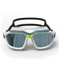 NABAIJI Active Asia Swimming Mask 500 S Snow white/Fluo lime yellow -Artengo Kids Online Store k4589aa53daf87c3e53c0c8dd7857c805