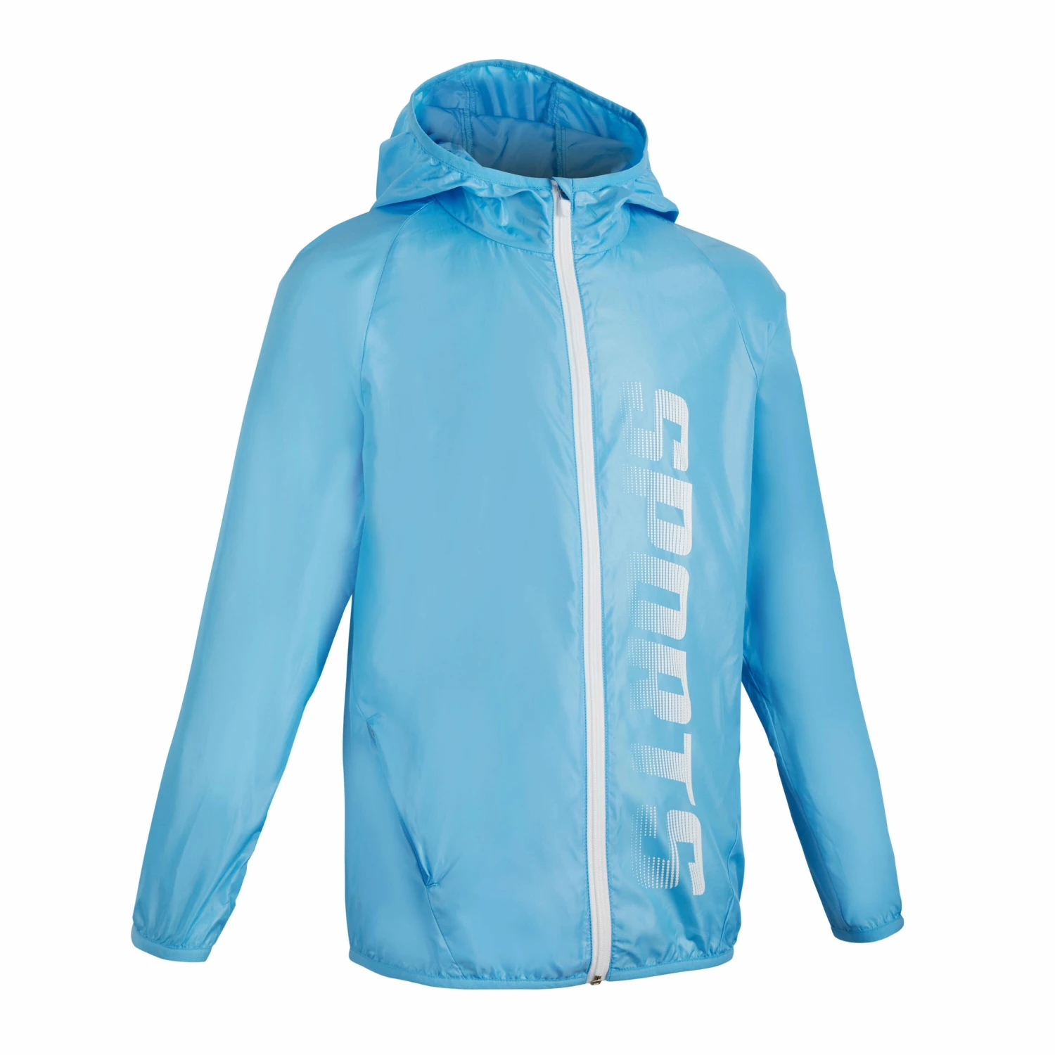 KALENJI AT 100 Kids' Athletics Windbreaker Sky blue 3 KALENJI AT 100 Kids' Athletics Windbreaker Sky blue - Image 3